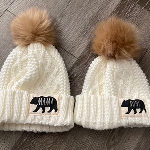 Rae Dunn Mama and Mini beanies